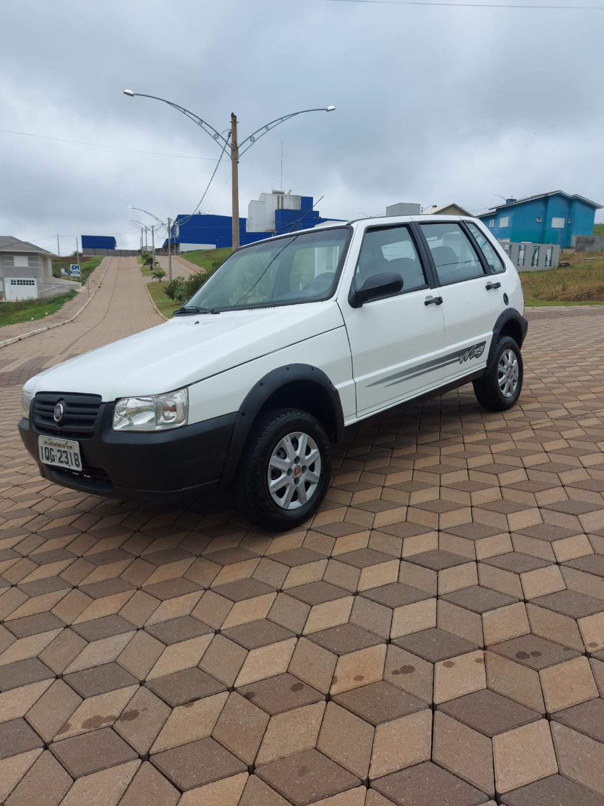 Fiat Uno Mille Way Econ, ano 2013, vermelho. (17492)